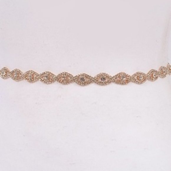 Rhinestone link chain belt - Picture 2 of 3